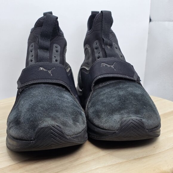 Puma Phenom Ignite Satin Mesh EP Training Women Sneakers Black Size 9.5 Shoes - Picture 2 of 10